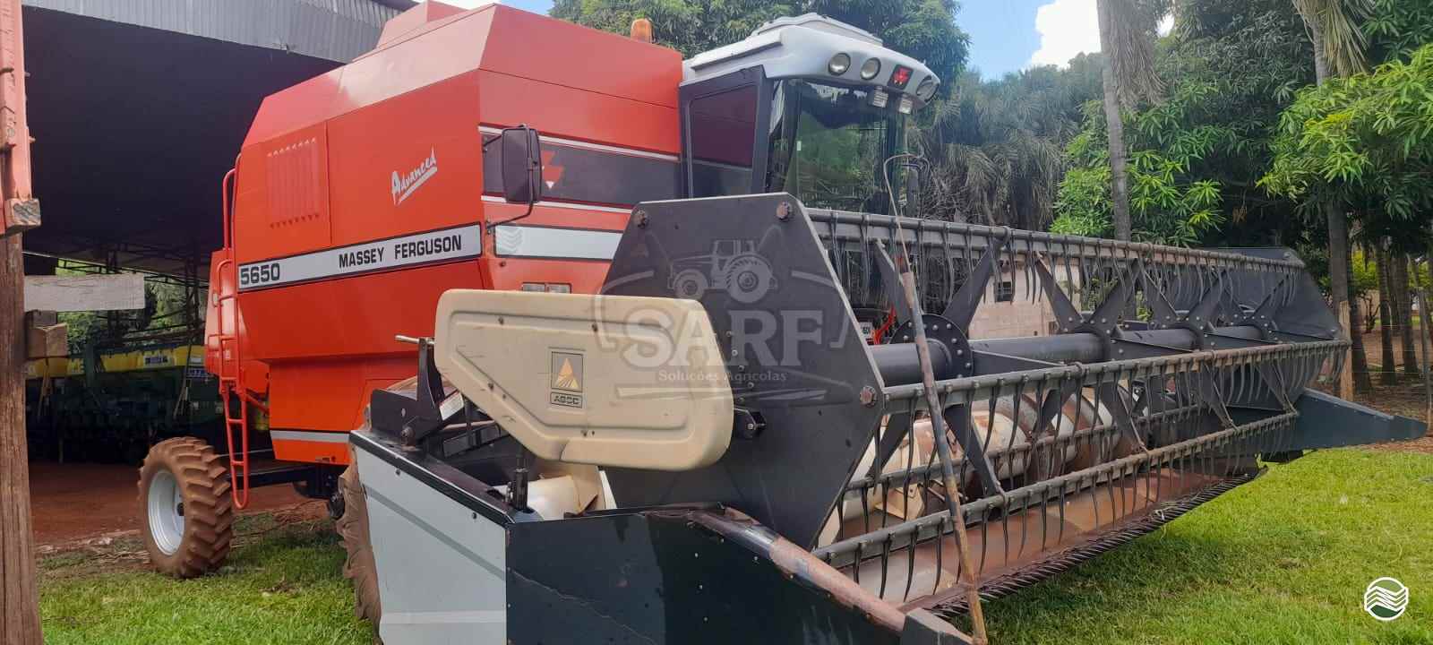 COLHEITADEIRA MASSEY FERGUSON MF 5650 SARF Soluções Agrícolas UBERLANDIA MINAS GERAIS MG